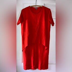 Cos Coral/Orange Mini Dress M